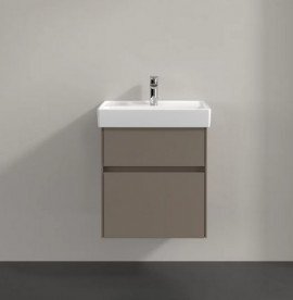 Тумба під раковину Villeroy & Boch Collaro 51х41,4 см з підсвічуванням ДСП сірий трюфель C007B0VG