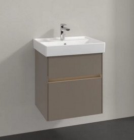 Тумба під раковину Villeroy & Boch Collaro 51х41,4 см з підсвічуванням ДСП сірий трюфель C007B0VG