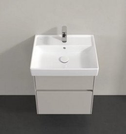 Тумба под раковину Villeroy & Boch Collaro 51х41,4 см с подсветкой ДСП мягкий серый C007B0VK