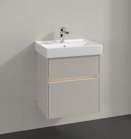 Тумба під раковину Villeroy&Boch Collaro 51х41,4 см з підсвічуванням ДСП м'який сірий C007B0VK