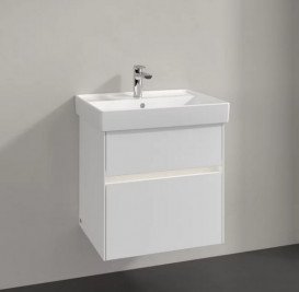 Тумба под раковину Villeroy & Boch Collaro 55,4х44,4 см с подсветкой МДФ глянцевый белый C008B0DH