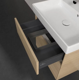 Тумба під раковину Villeroy & Boch Collaro 55,4х44, 4 см з підсвічуванням ДСП північний дуб C008B0VJ