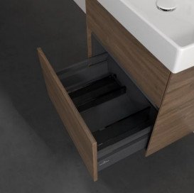 Тумба під раковину Villeroy & Boch Collaro 55,4х44,4 см з підсвічуванням ДСП дуб аризона C008B0VH