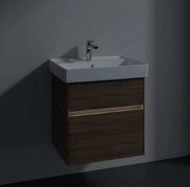 Тумба під раковину Villeroy & Boch Collaro 55,4х44,4 см з підсвічуванням ДСП дуб аризона C008B0VH