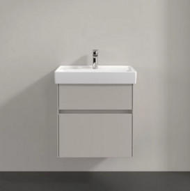 Тумба під раковину Villeroy & Boch Collaro 55,4х44,4 см із підсвічуванням ДСП м'який сірий C008B0VK
