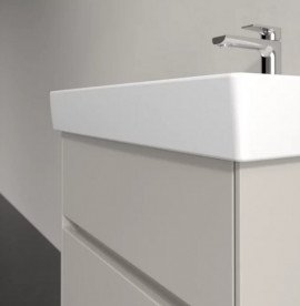 Тумба під раковину Villeroy & Boch Collaro 55,4х44,4 см із підсвічуванням ДСП м'який сірий C008B0VK