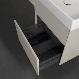 Тумба під раковину Villeroy & Boch Collaro 55,4х44,4 см із підсвічуванням ДСП м'який сірий C008B0VK