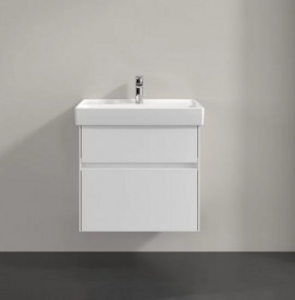 Тумба під раковину Villeroy & Boch Collaro 60,4х44,4 см із підсвічуванням МДФ глянсовий білий C009B0DH