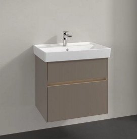 Тумба під раковину Villeroy & Boch Collaro 60,4 х44,4 см з підсвічуванням ДСП сірий трюфель C009B0VG