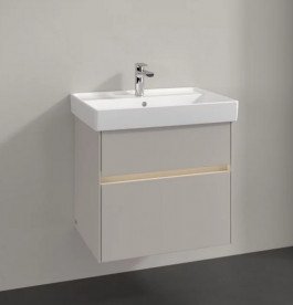 Тумба под раковину Villeroy & Boch Collaro 60,4х44,4 см с подсветкой МДФ мягкий серый C009B0VK