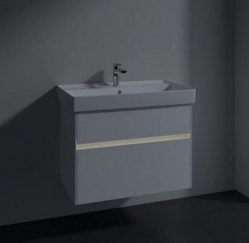 Тумба під раковину Villeroy & Boch Collaro 75,4х44,4 см із підсвічуванням МДФ глянсовий білий C010B0DH