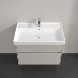 Тумба под раковину Villeroy & Boch Collaro 75,4х44,4 см с подсветкой ДСП мягкий серый  C010B0VK