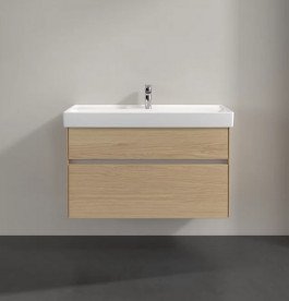 Тумба під раковину Villeroy & Boch Collaro 95,4х44,4 см із підсвічуванням ДСП північний дуб C011B0VJ