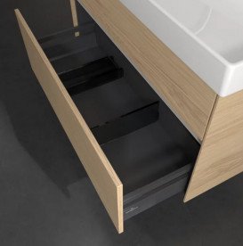 Тумба під раковину Villeroy & Boch Collaro 95,4х44,4 см із підсвічуванням ДСП північний дуб C011B0VJ