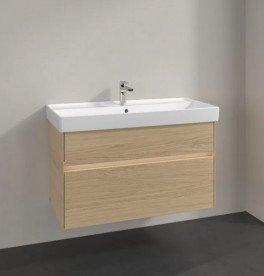 Тумба під раковину Villeroy & Boch Collaro 95,4х44,4 см із підсвічуванням ДСП північний дуб C011B0VJ