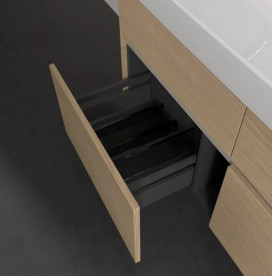 Тумба під раковину Villeroy & Boch Collaro 115,4х44,4 см із підсвічуванням ДСП північний дуб C012B0VJ