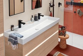 Тумба під раковину Villeroy & Boch Collaro 115,4х44,4 см із підсвічуванням ДСП північний дуб C012B0VJ