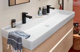 Тумба під раковину Villeroy & Boch Collaro 115,4х44,4 см із підсвічуванням ДСП північний дуб C012B0VJ