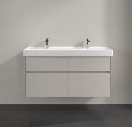 Тумба под раковину Villeroy & Boch Collaro 115,4х44,4 см с подсветкой ДСП мягкий серый C012B0VK