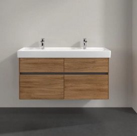 Тумба під раковину Villeroy & Boch Collaro 115,4х44,4 см з підсвічуванням дуб канзас C012B0RH