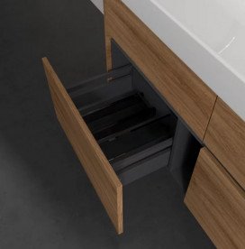 Тумба під раковину Villeroy & Boch Collaro 115,4х44,4 см з підсвічуванням дуб канзас C012B0RH