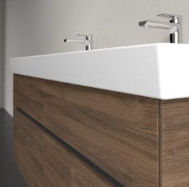 Тумба під раковину Villeroy & Boch Collaro 125,4 х44,4 см з підсвічуванням ДСП дуб арізона C013B0VH