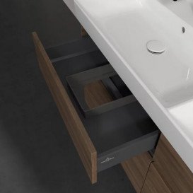 Тумба під раковину Villeroy & Boch Collaro 125,4 х44,4 см з підсвічуванням ДСП дуб арізона C013B0VH