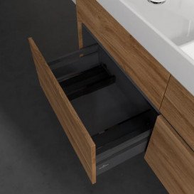 Тумба під раковину Villeroy & Boch Collaro 125,4х44,4 см із підсвічуванням ДСП дуб канзас C013B0RH