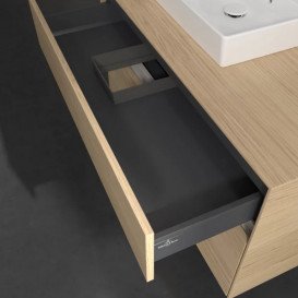 Тумба под раковину Villeroy & Boch Collaro 100х50 см с подсветкой ДСП северный дуб C014B0VJ