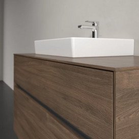 Тумба під раковину Villeroy & Boch Collaro 100х50 см із підсвічуванням ДСП дуб аризона C014B0VH