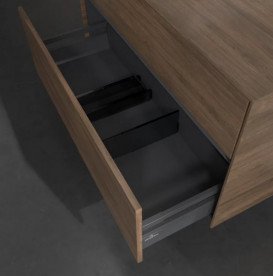 Тумба під раковину Villeroy & Boch Collaro 100х50 см із підсвічуванням ДСП дуб аризона C014B0VH