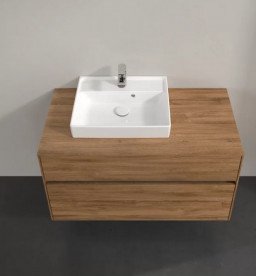 Тумба під раковину Villeroy & Boch Collaro 100х50 см із підсвічуванням ДСП дуб канзас C014B0RH