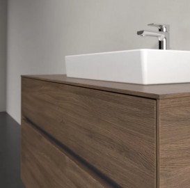 Тумба під раковину Villeroy & Boch Collaro 100х50 см із підсвічуванням ДСП дуб аризона C015B0VH