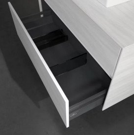 Тумба під раковину Villeroy & Boch Collaro 100х50 см із підсвічуванням ДСП біле дерево C016B0E8