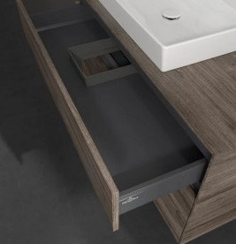 Тумба під раковину Villeroy & Boch Collaro 100х50 см із підсвічуванням ДСП кам'яний дуб C017B0RK