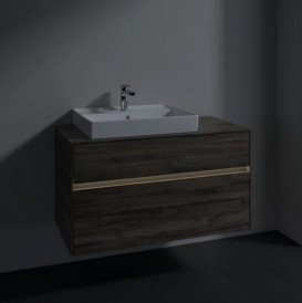 Тумба під раковину Villeroy & Boch Collaro 100х50 см із підсвічуванням ДСП кам'яний дуб C017B0RK