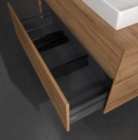 Тумба під раковину Villeroy & Boch Collaro 100х50 см із підсвічуванням ДСП дуб канзас C018B0RH