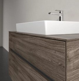 Тумба під раковину Villeroy & Boch Collaro 100х50 см із підсвічуванням ДСП кам'яний дуб C019B0RK