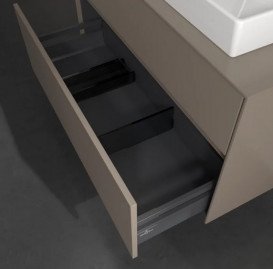 Тумба під раковину Villeroy & Boch Collaro 100х50 см із підсвічуванням ДСП трюфель сірий C020B0VG