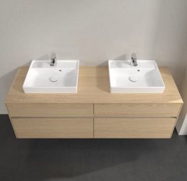 Тумба під раковину Villeroy & Boch Collaro 160х50 см із підсвічуванням ДСП північний дуб C021B0VJ