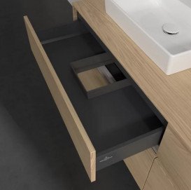 Тумба під раковину Villeroy & Boch Collaro 160х50 см із підсвічуванням ДСП північний дуб C021B0VJ