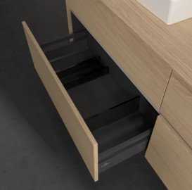 Тумба під раковину Villeroy & Boch Collaro 160х50 см із підсвічуванням ДСП північний дуб C021B0VJ