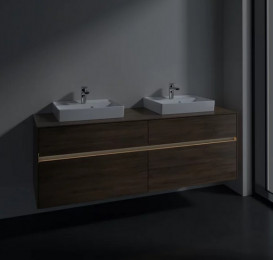 Тумба под раковину Villeroy & Boch Collaro 160х50 см с подсветкой ДСП дуб аризона C021B0VH