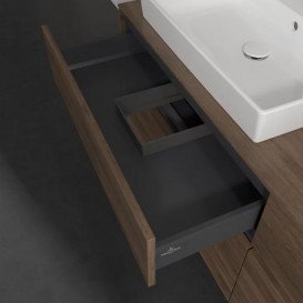 Тумба под раковину Villeroy & Boch Collaro 160х50 см с подсветкой ДСП дуб аризона C024B0VH