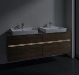 Тумба под раковину Villeroy & Boch Collaro 160х50 см с подсветкой ДСП дуб аризона C024B0VH