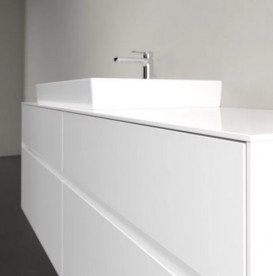 Тумба під раковину Villeroy & Boch Collaro 160х50 см із підсвічуванням МДФ глянсовий білий C026B0DH