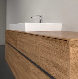 Тумба под раковину Villeroy & Boch Collaro 160х50 см с подсветкой ДСП дуб канзас C026B0RH