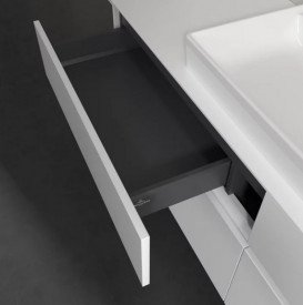 Тумба под раковину Villeroy & Boch Collaro 160х50 см с подсветкой ДСП матовый белый C028B0MS