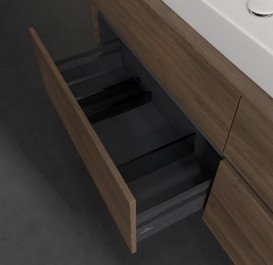 Тумба под раковину Villeroy & Boch Collaro 160х50 см с подсветкой ДСП дуб аризона C029B0VH