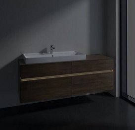 Тумба под раковину Villeroy & Boch Collaro 160х50 см с подсветкой ДСП дуб аризона C029B0VH